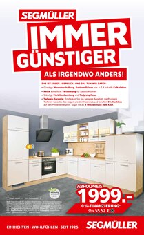 Segmüller Leverkusen Prospekt "SEGMÜLLER Immer günstiger" mit 20 Seiten