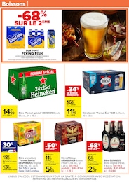 Prix et réduction Desperados dans le prospectus Carrefour en cours Offre Desperados dans le catalogue Carrefour du moment à la page 32