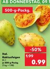Kaufland Vöhringen - Ital. Kaktusfeigen Angebot im Prospekt Ital. Kaktusfeigen bei Kaufland im Vöhringen Prospekt für 0,99 €