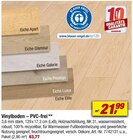 Vinylboden – PVC-frei Angebote bei toom Baumarkt Oldenburg für 21,99 €