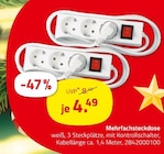 Mehrfachsteckdose von  im aktuellen ROLLER Prospekt für 4,49 €