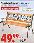 Gartenbank Rügen Angebote von Top Garten bei Wreesmann Dresden für 49,99 €