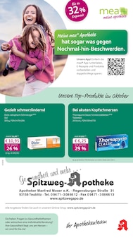 Aktueller mea - meine apotheke Prospekt "Unsere Oktober-Angebote" Aktueller mea - meine apotheke Prospekt