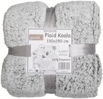 Plaid Koala en promo chez Migros France Annemasse à 8,00 €