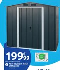 Abri de jardin métal anthracite en promo chez Mr.Bricolage Argenteuil à 199,99 €