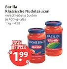 Klassische Nudelsaucen im Angebot bei V-Markt in Kempten Klassische Nudelsaucen Angebote von Barilla bei V-Markt Kempten für 1,99 €
