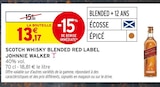 Scotch Whisky Blended Red Label - Johnnie Walker en promo chez Intermarché Super Scotch Whisky Blended Red Label - Johnnie Walker dans le catalogue Intermarché Super