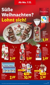 Weihnachtsdeko im Lidl Prospekt "LIDL LOHNT SICH" mit 68 Seiten (Wolfsburg)