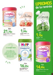 Prix et réduction Bébé dans le prospectus NaturéO en cours Offre Bébé dans le catalogue NaturéO du moment à la page 15