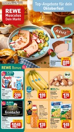 REWE Prospekt "Dein Markt" für Markkleeberg, 32 Seiten, 15.09.2025 - 20.09.2025