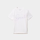 T-shirt manches courtes coton Puma blanc fille en promo chez La Halle Colmar à 10,49 €