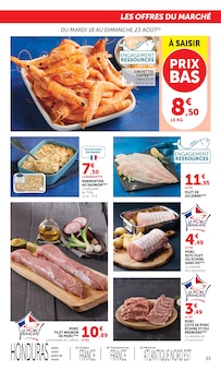 Promotion Rôti De Porc dans le prospectus Hyper U, valable du 18/08/2026 au 30/08/2026 Promo Rôti De Porc dans le catalogue Hyper U du moment à la page 33