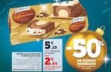 Bûche glacée exquise 3 chocolats à Hyper U dans Étupes