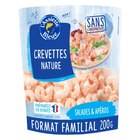Crevettes nature "Format Familial" - L'ASSIETTE BLEUE en promo chez Carrefour Market Niort à 4,28 €