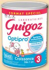 Optipro 3 Croissance Dès 12 Mois - Guigoz dans le catalogue Intermarché Hyper