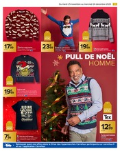 Promos Pull Homme dans le catalogue "UN Noël POUR TOUS LES GOÛTS" de Carrefour à la page 5 Promos Pull Homme dans le catalogue "UN Noël POUR TOUS LES GOÛTS" de Carrefour à la page 5