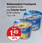 Aktuelles Fruchtquark oder Frischer Quark Angebot bei V-Markt in München ab 1,49 €