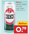 Aktuelle Becks Angebote bei Netto Marken-Discount in Freiburg (Breisgau) Aktuelles Beck's Angebot bei Netto Marken-Discount in Freiburg (Breisgau) ab 0,79 €