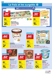 Prix et réduction Glace dans le prospectus Carrefour Market en cours Offre Glace dans le catalogue Carrefour Market du moment à la page 16