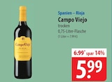 Campo Viejo trocken bei famila Nordost im Uetersen Prospekt für 5,99 €