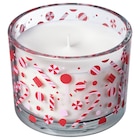 Duftkerze im Glas Zuckerstange/weiß im IKEA Prospekt Duftkerze im Glas Zuckerstange/weiß von VINTERFINT im aktuellen IKEA Prospekt für 4,99 €