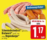 Schweinsbratwürstl, Bratwurst oder Regensburger Angebote bei EDEKA Friedrichshafen für 1,17 €