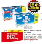 Yaourt à boire nature - ACTIMEL dans le catalogue Cora