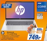 Notebook 17-cn3674ng bei expert TeVi im Deggendorf Prospekt für 749,00 €