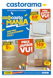 Catalogue Bricolage de Castorama à Le Port-Marly Prospectus Castorama à Le Port-Marly, "direction casto MANIA : DES PRIX COMPLÈTEMENT FOUS !", 20 pages, 15/10/2025 - 03/11/2025