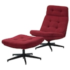 Sessel und Hocker Lejde rot/braun Lejde rot/braun Angebote von HAVBERG bei IKEA Kaarst für 449,00 €