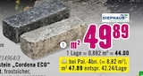 Hornbach Herne - Beton Pflasterstein „iWay Riemchen“ Angebot im Prospekt Beton Pflasterstein „iWay Riemchen“ bei Hornbach im Herne Prospekt für 47,89 €