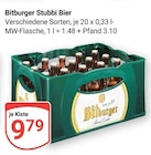 Stubbi Bier im Angebot bei GLOBUS in Koblenz Stubbi Bier Angebote von Bitburger bei GLOBUS Koblenz für 9,79 €