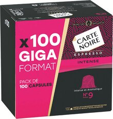 Capsules de café espresso - Carrefour Market à Vannes Capsules de café espresso en promo chez Carrefour Market Vannes à 14,95 €
