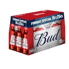 Bière "Format Spécial" - BUD en promo à 10,20 € chez Carrefour Bière "Format Spécial" - BUD dans le catalogue Carrefour