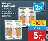 Aktuelles Metzger-Fleischwurst Angebot bei Netto Marken-Discount in Recklinghausen ab 5,00 €