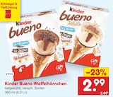 Bueno Waffelhörnchen im Angebot bei Netto Marken-Discount in Leinfelden-Echterdingen Bueno Waffelhörnchen Angebote von Kinder bei Netto Marken-Discount Leinfelden-Echterdingen für 2,99 €