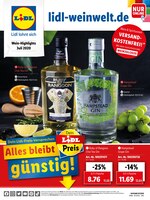 Lidl Prospekt für Potsdam mit 20 Seiten Lidl Prospekt für Potsdam: "Wein-Highlights Juli 2020 ", 20 Seiten, 01.07.2020 - 31.07.2020