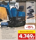 Mini-Bagger EXC815 Angebote von Scheppach bei Netto Marken-Discount Hameln für 4.749,00 €