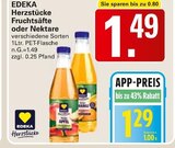 Fruchtsäfte oder Nektare Angebote von EDEKA Herzstücke bei WEZ Bad Oeynhausen für 1,29 €