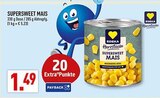 Supersweet Mais im Angebot bei Marktkauf in Paderborn Supersweet Mais Angebote von EDEKA Herzstücke bei Marktkauf Paderborn für 1,49 €