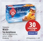 Winter-Tee-Variationen von Teekanne für 2,49 € bei EDEKA im Angebot Winter-Tee-Variationen von Teekanne im aktuellen EDEKA Prospekt
