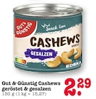 Aktuelles Cashews geröstet & gesalzen Angebot bei E center in Mannheim ab 2,29 €