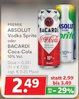 Vodka Sprite Angebote von Absolut bei Getränkeland Stralsund für 2,49 €