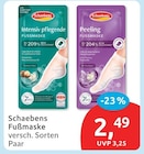 Fußmaske von Schaebens für 2,49 € bei budni im Angebot Fußmaske von Schaebens im aktuellen budni Prospekt