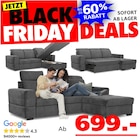 Clyde Ecksofa Angebote von Seats and Sofas bei Seats and Sofas Stuttgart für 699,00 €