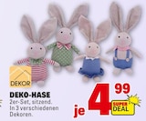 DEKO-HASE Angebote von DEKOR bei E center Mainz für 4,99 €