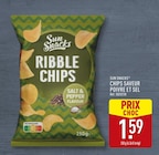 Chips saveur poivre et sel - Sun Snacks en promo chez Aldi Chips saveur poivre et sel - Sun Snacks dans le catalogue Aldi