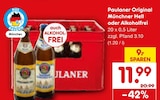 Original Münchner Hell im Netto Marken-Discount Prospekt Original Münchner Hell von Paulaner im aktuellen Netto Marken-Discount Prospekt für 11,99 €