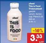 Netto Marken-Discount Wusterhausen - This is Food Trinkmahlzeit Angebot im Prospekt This is Food Trinkmahlzeit bei Netto Marken-Discount im Wusterhausen Prospekt für 3,33 €