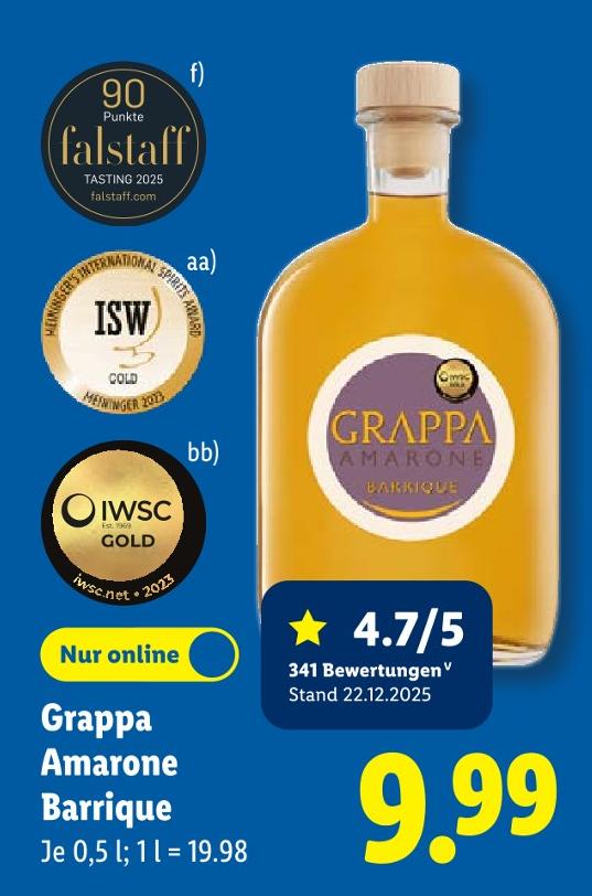 Grappa Amarone Barrique